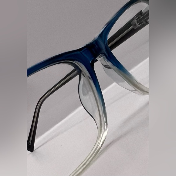Affordable Eyewear-Pablo Zanetti Mod:PZ1349 55-18-136 Aqua Blue Fade & Blk Frame - Picture 6 of 14